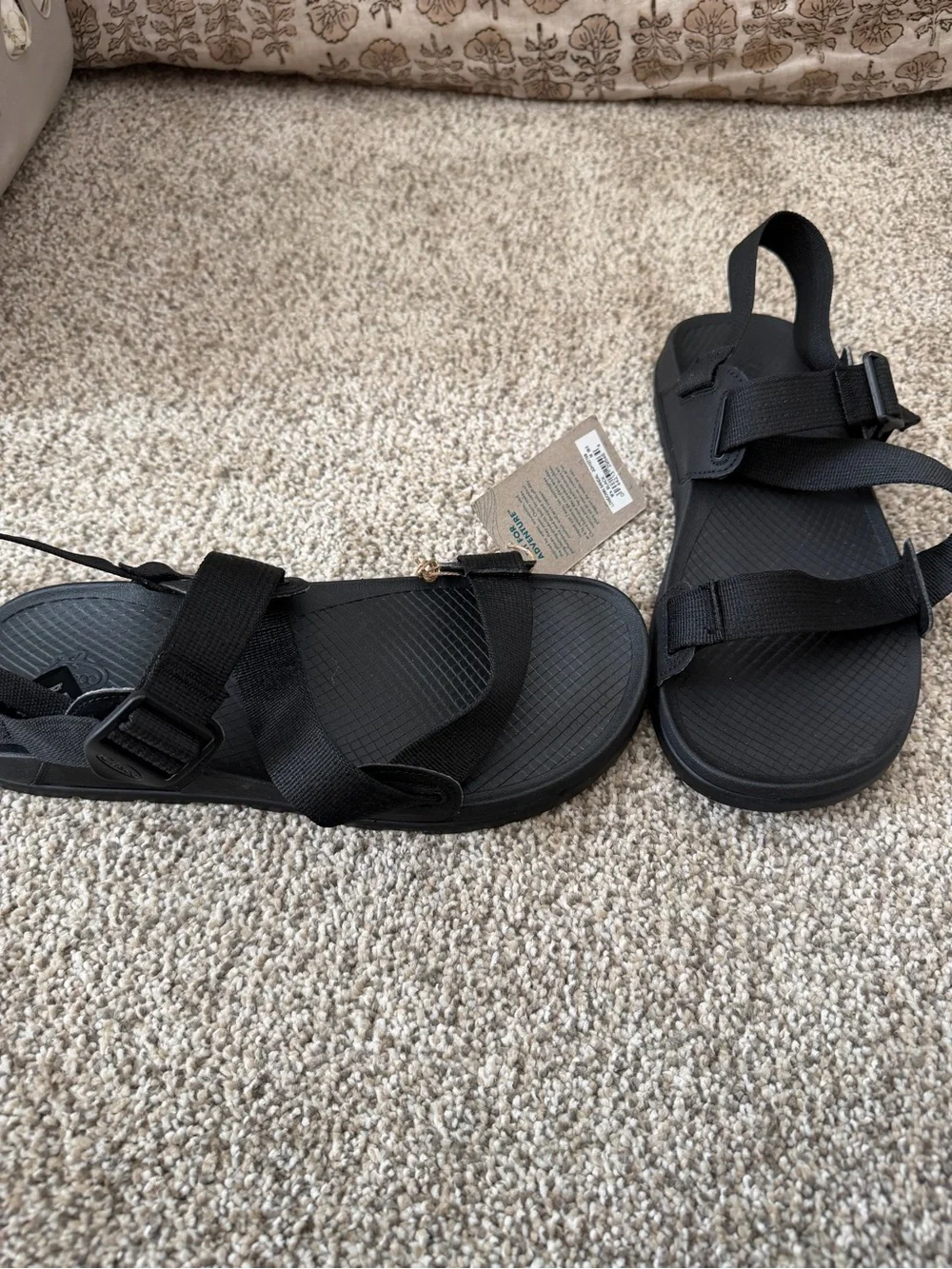 Chaco Men's Black Strapped Sport Sandals